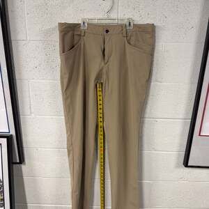Lululemon ABC Classic-Fit Trouser Warpstreme Khaki Pants 36x34